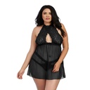 Halter Neck Baby Doll Dress BD-19034