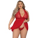 Halter Neck Baby Doll Dress BD-19038