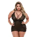 Deep Neck Chemise CH-89009