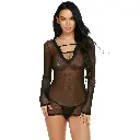 Back Open Chemise CH-83075