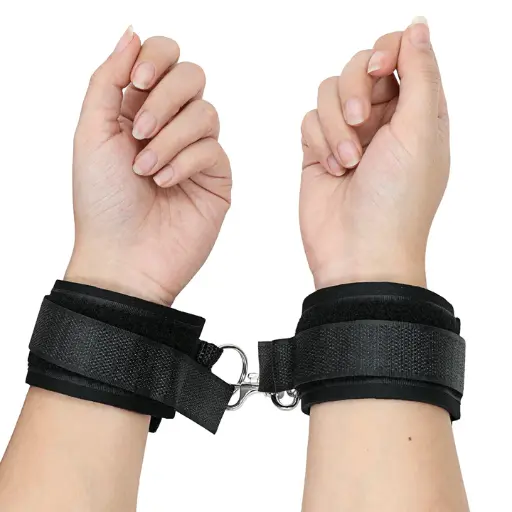 [BDSM-CF-01040-BK] Cuffs BDSM-CF-01040