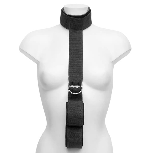 [BDSM-RR-01093] Collar To Wrist Restraints BDSM-RR-01093