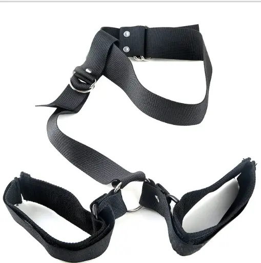 [BDSM-CL-01036-BK] Collar To Wrist Restraints BDSM-CL-01036