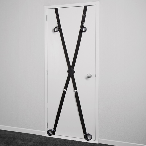 [BDSM-HT-01032-BK] Over The Door Restraints BDSM-HT-01032