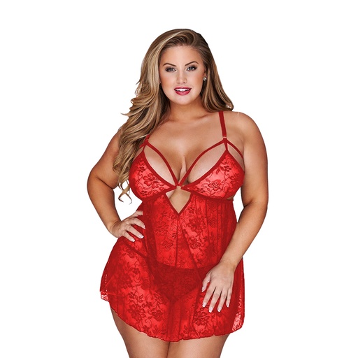 Keyhole Baby Doll Dress BD-19008