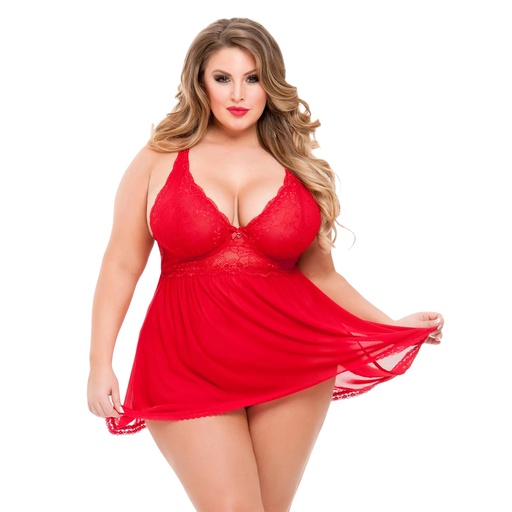 Backless Baby Doll Dress BD-19017