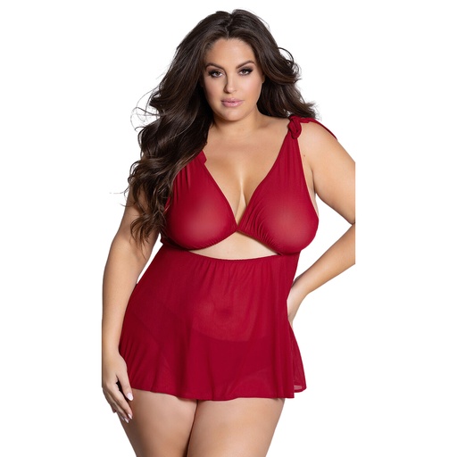 Front Knot Baby Doll Dress BD-19030