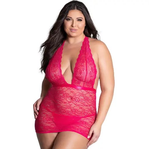 [CH-89003-RPI] Racerback Chemise CH-89003