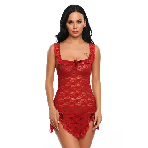 Back Open Chemise CH-80096