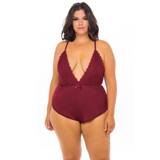 [TD-29001-MR] Monokini Teddy Dress TD-29001