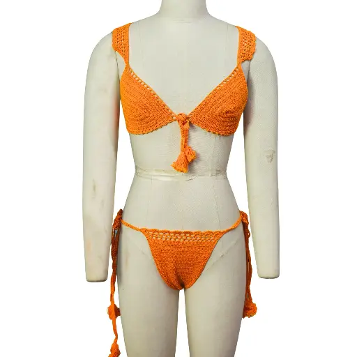 [CL-63022-OR] Crochet Lingerie Set CL-63022