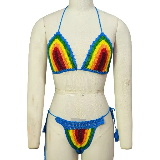 [CL-63025-MC] Crochet Lingerie Set CL-63025