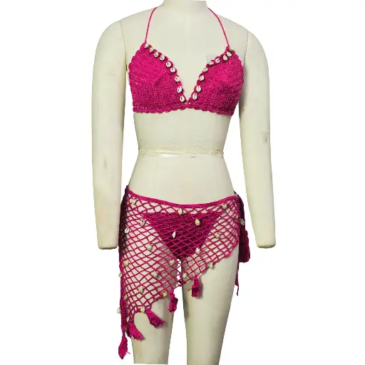 [CL-63028-RPI] Crochet Lingerie Set CL-63028