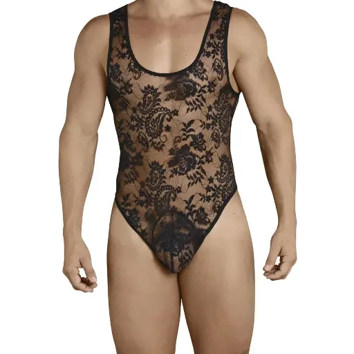 [XD-79029-BK]  Crossdresser Lingerie Set XD-79029