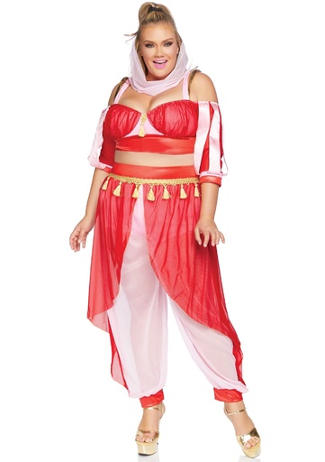 [EC-00812-RD-WH] Arabian Night Erotic Costume EC-00812