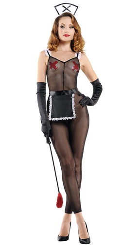 [EC-00901-BK-WH] Bunny Girl Erotic Costume EC-00901