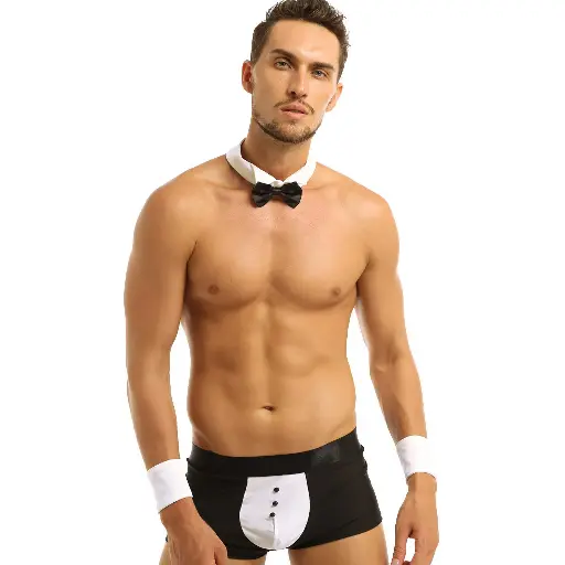 [ML-07903-BK] Men's Costume Underwear ML-07903