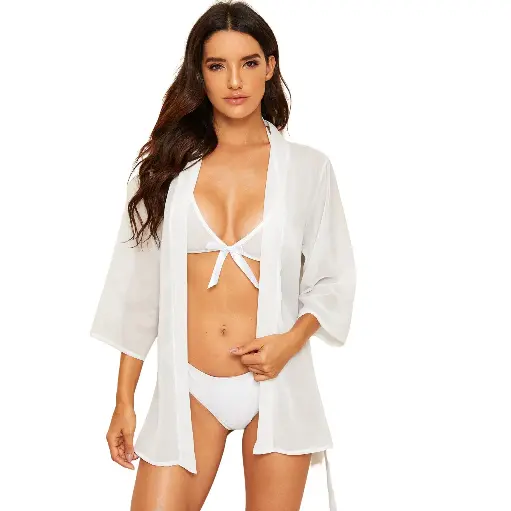 [RBS-90068-BK] Women's Robes RBS-90068