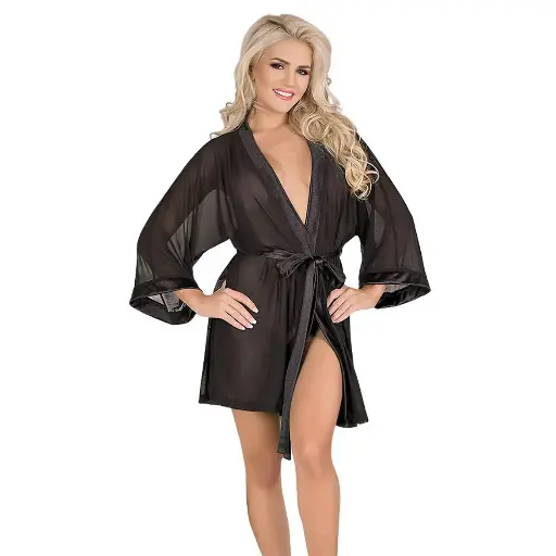 [RBS-90202-BK] Women's Robes RBS-90202