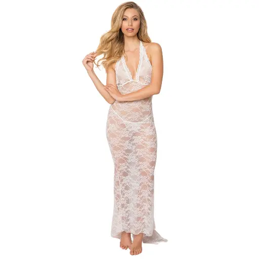 [NG-33309-WH] Regular Nightgown NG-33309